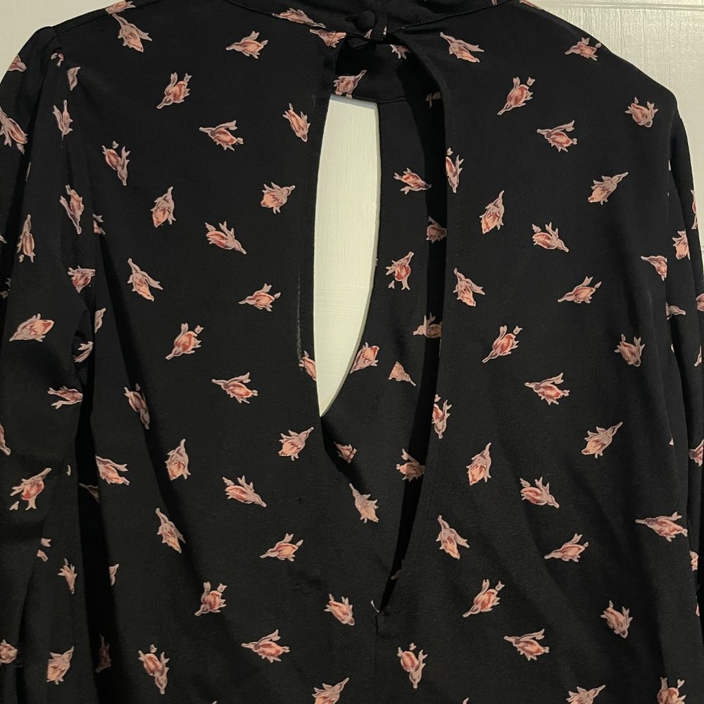 Flynn Skye Long Sleeve Open Back Shirt - Size Small - Picture 4 of 7